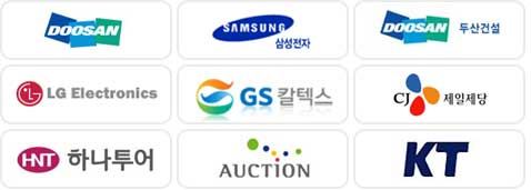 두산, 삼성전자, 두산건설, LG Electronlcs, GS 칼텍스, CJ 세일세당, 하나투어, AUCTION, KT